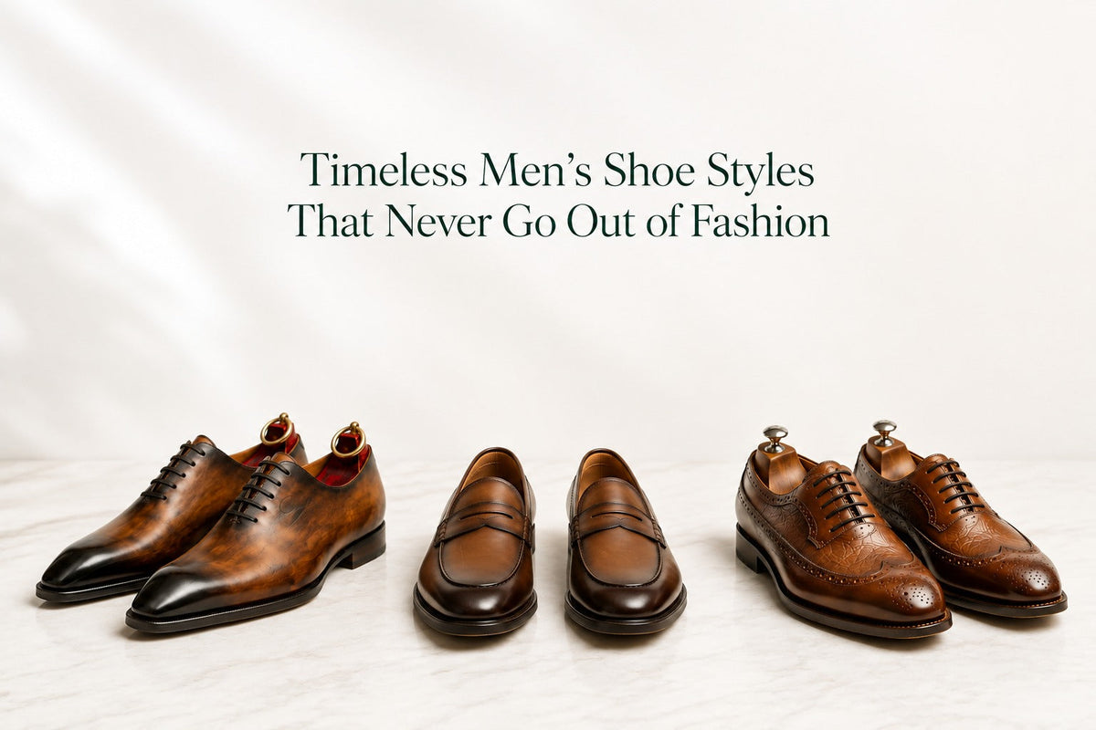 Timeless Men's Shoe Styles That Never Go Out of Fashion