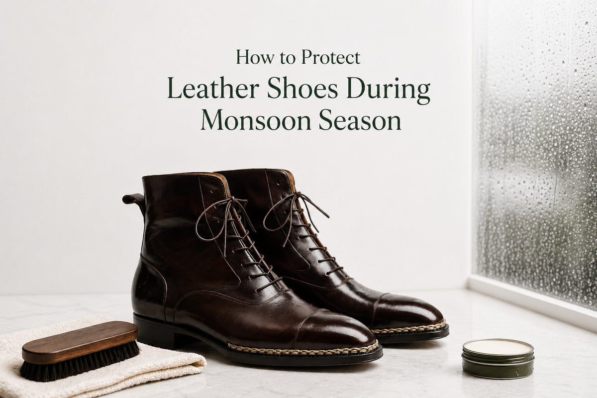 How to Protect Leather Shoes During Monsoon Season