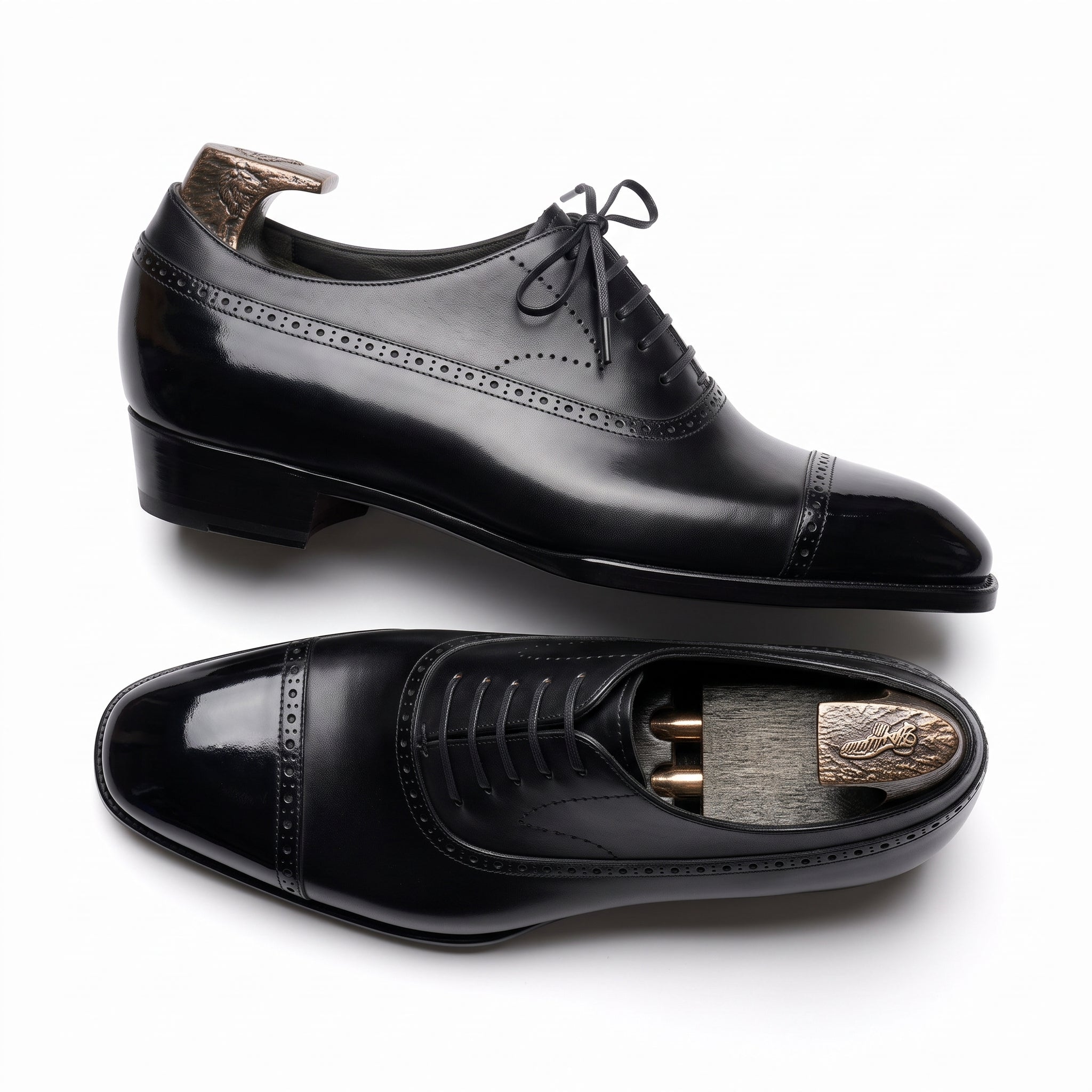 Dylan Black Blamoral Oxford - Bastion Last