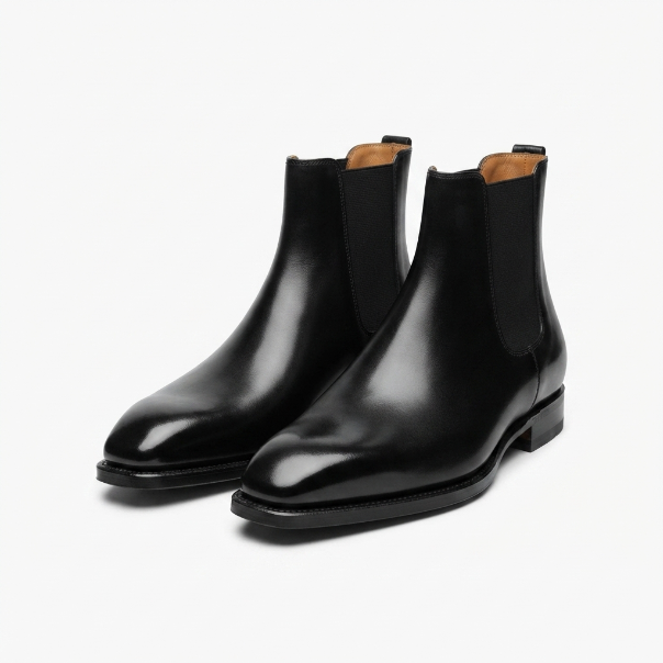 Jarred Black Chelsea Boot - Raffaele Last
