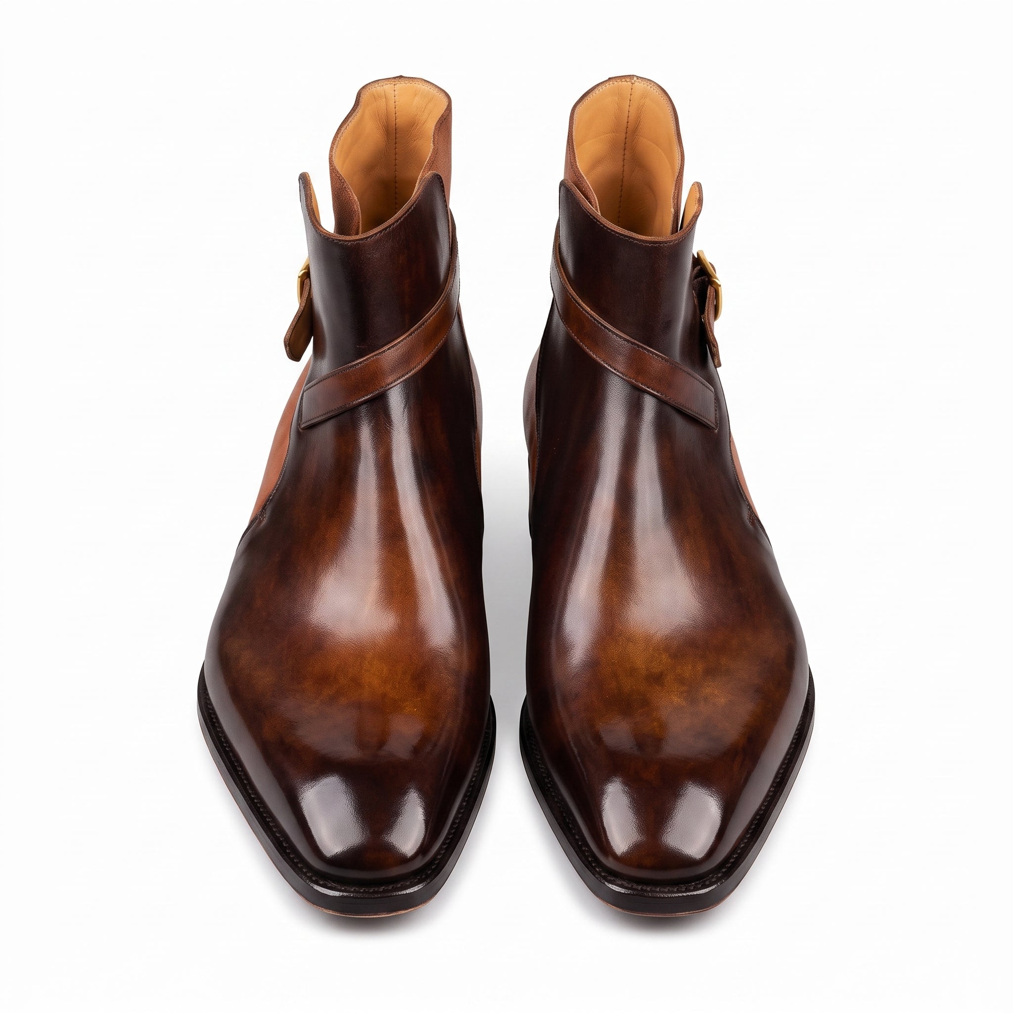 Edward Brown Patina Jodhpuri Boot - Vittori last