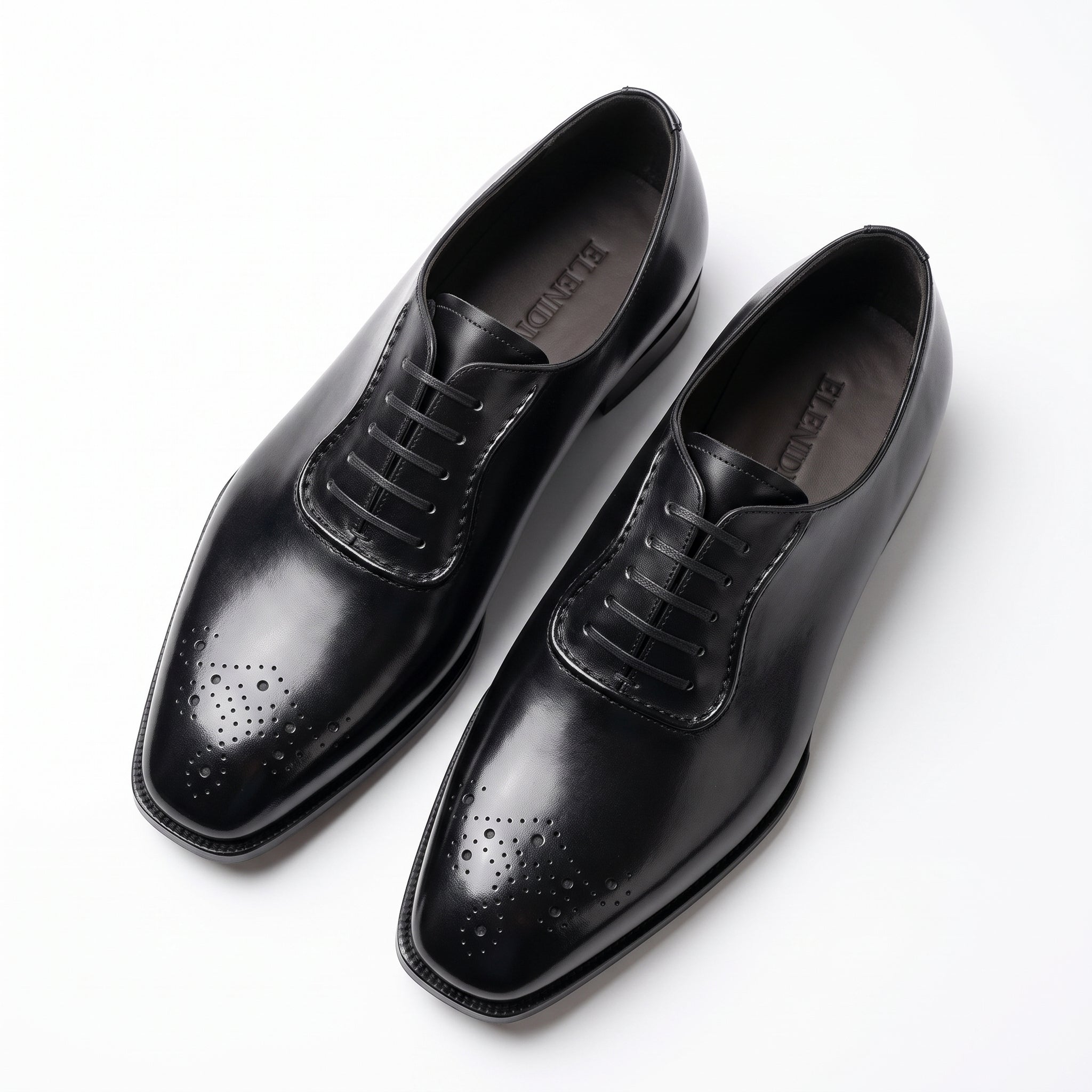 Stephon Black Medallion Oxford - Vittori Last