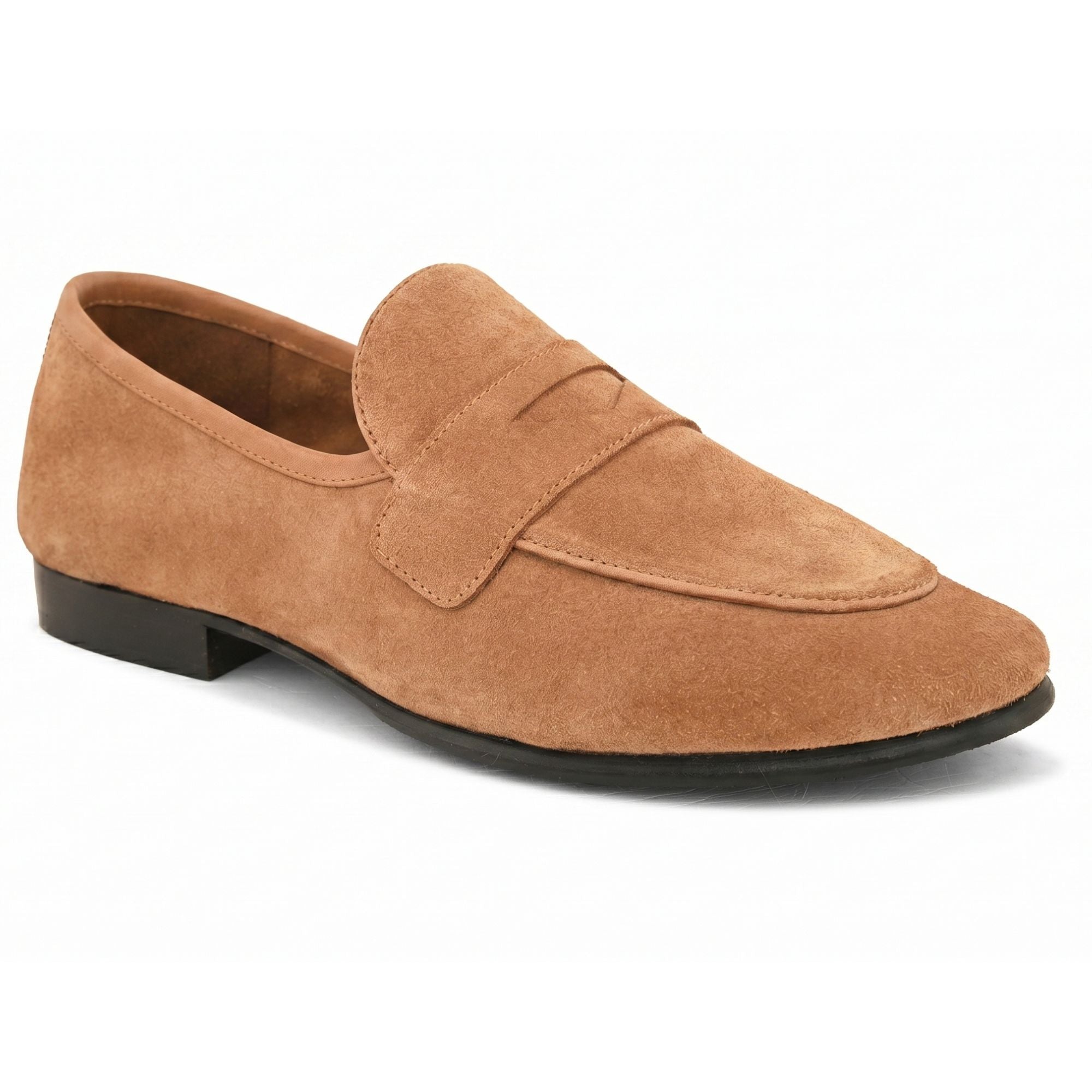The Aurelius Hand-Lasted Calf Penny Loafer - Vittori Last