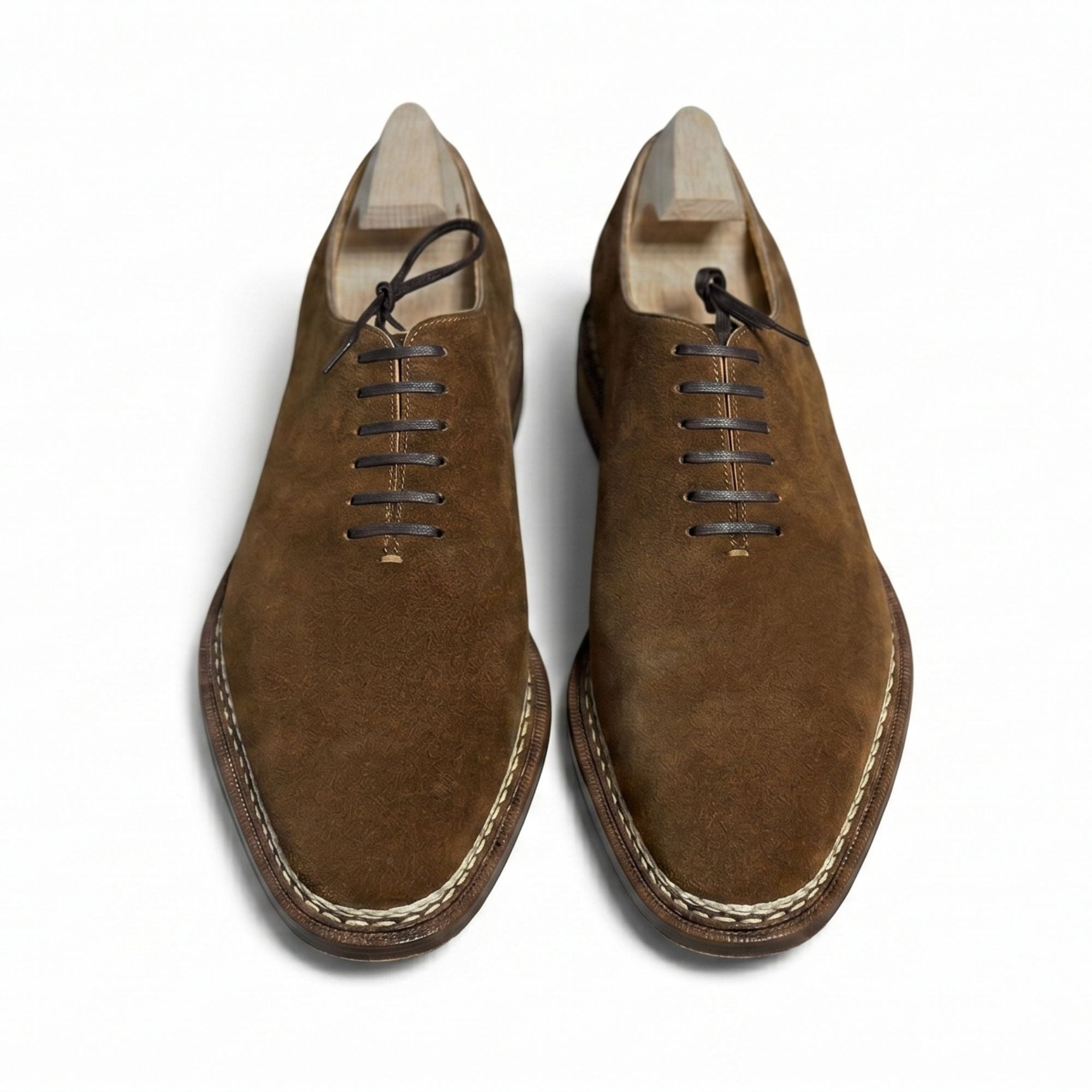 The Braided Suede Wholecut Oxford - Bastion Last