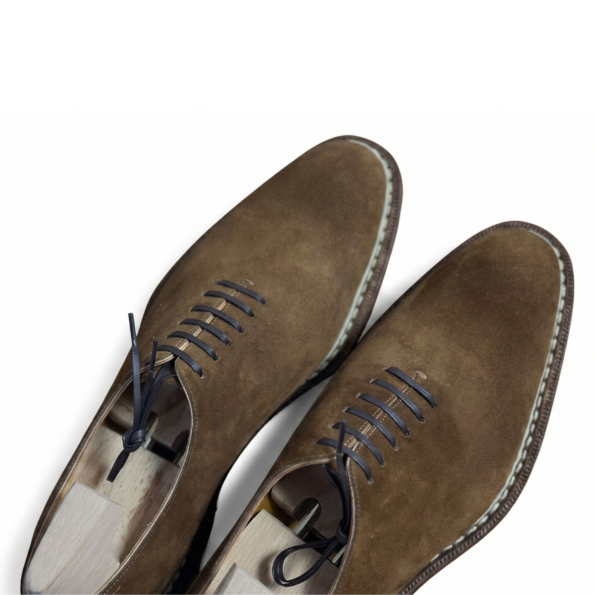 The Braided Suede Wholecut Oxford - Bastion Last