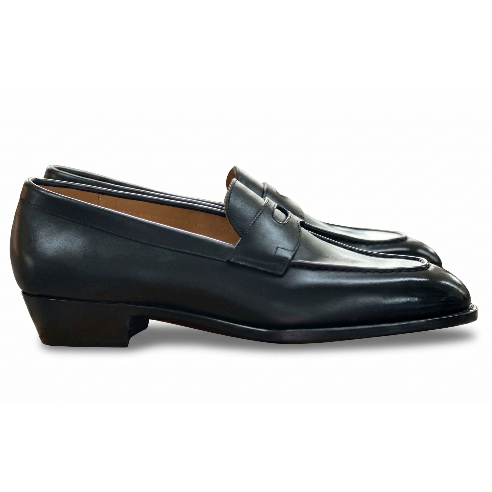 The Elio Hand-Lasted Penny Loafer - Vittori Last