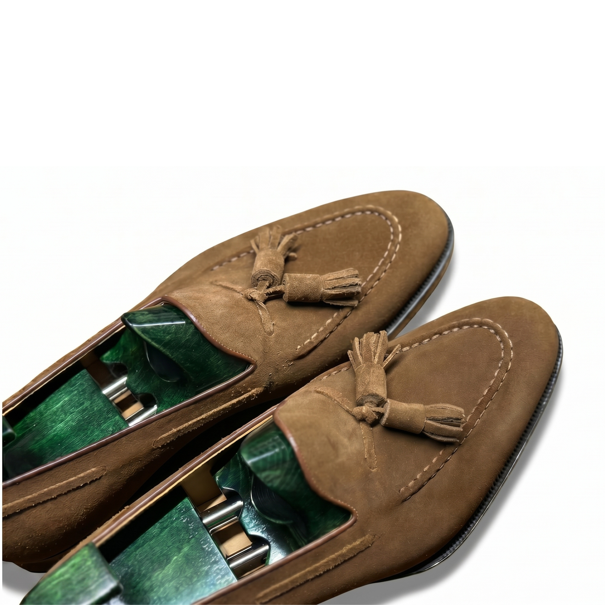 The Hand-Lasted Suede Tassel Loafer - Sergio Last