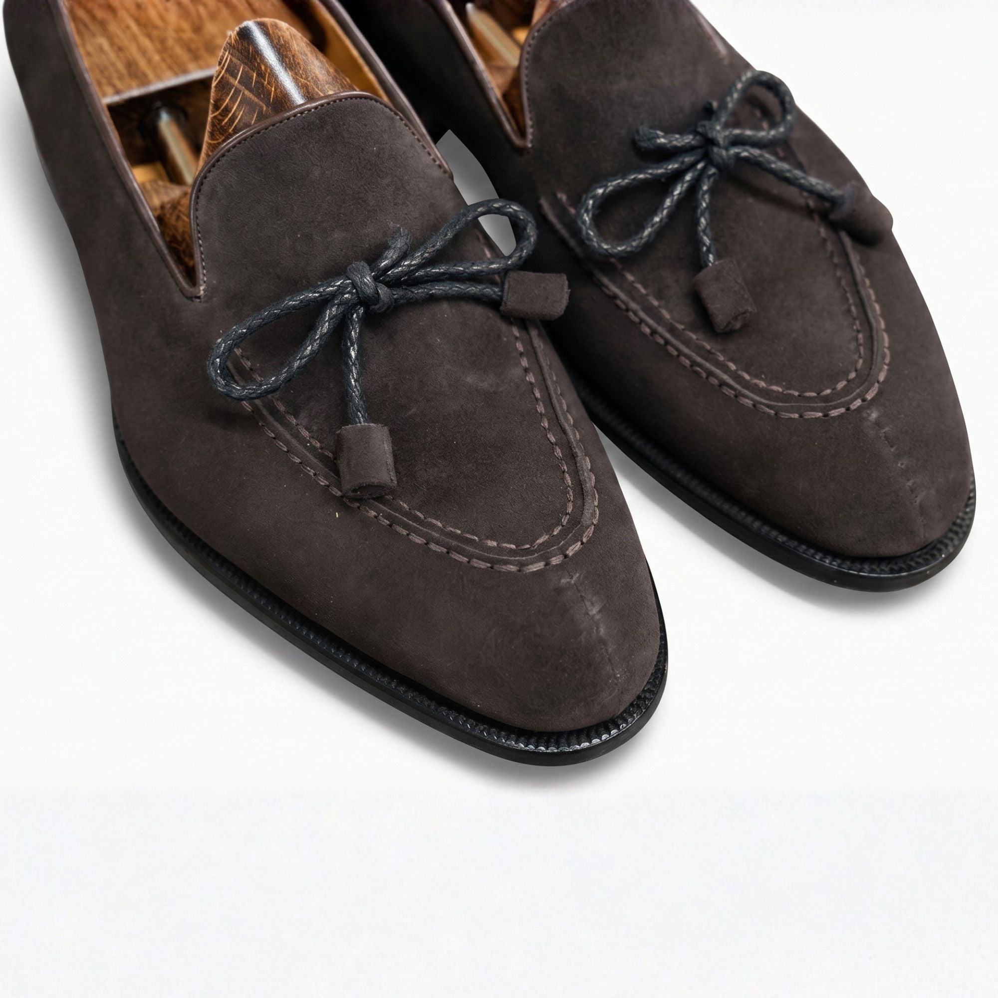 The Silvio Hand-Lasted Bow Loafer - Bastion Last