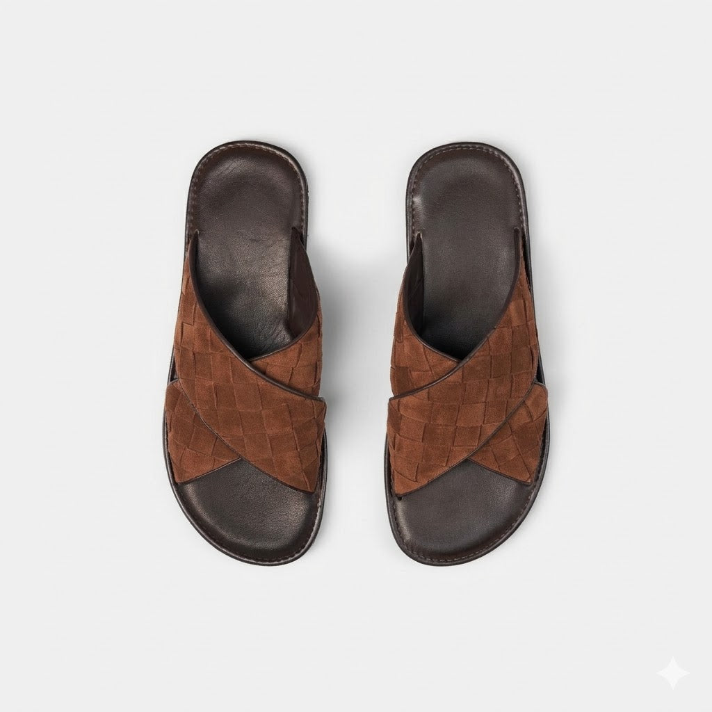 Jericho Woven Crisscross Slide - SL Last