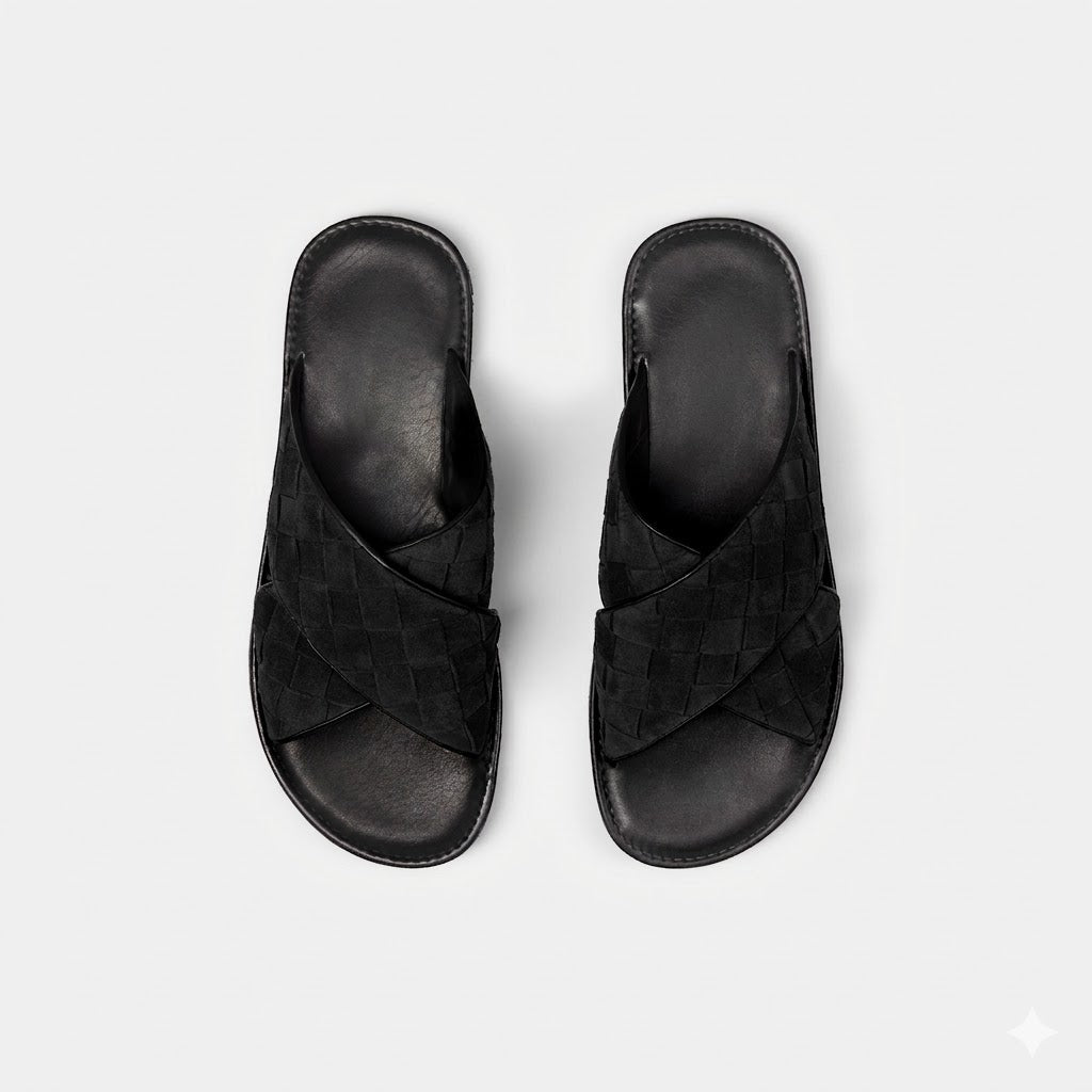 Jericho Woven Crisscross Slide - SL Last