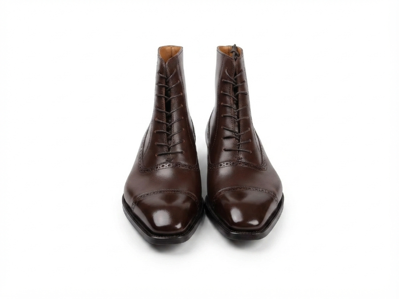 Scottie Dark Brown Balmoral Boots - Bastion Last