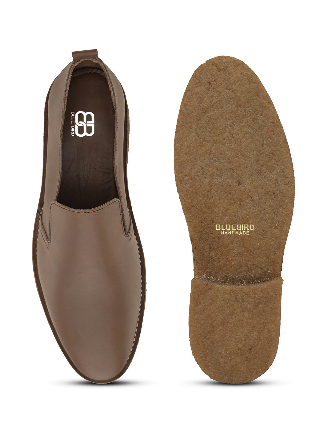 Auburn Brown Goodyear-Welted Formal Shoes with Leather Lining