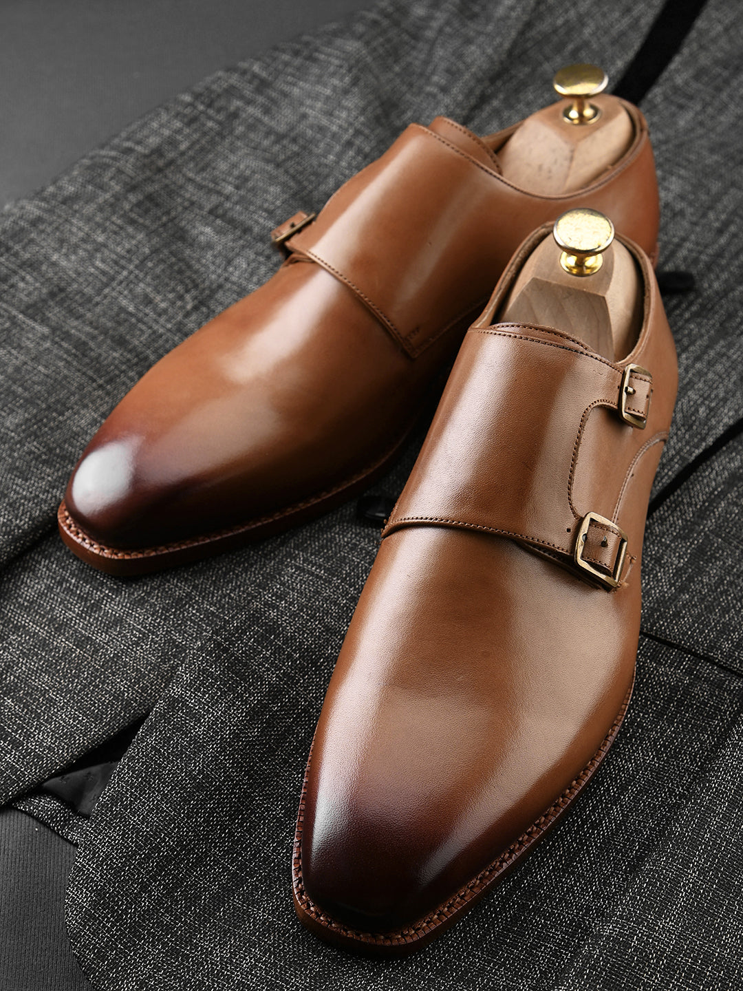 Timeless Hazel Brown Goodyear-Welted Shoes for Everyday Use