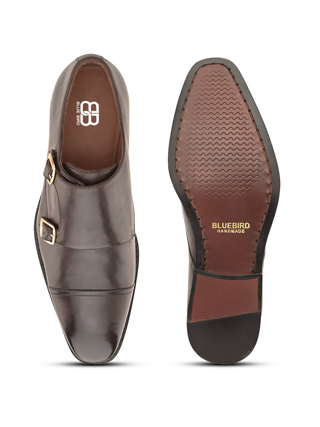 Classic Blake Stitched Monk Straps Shoes