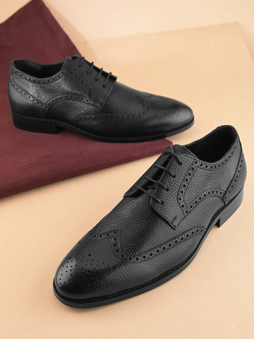 Refined Black Leather Dress Shoes
