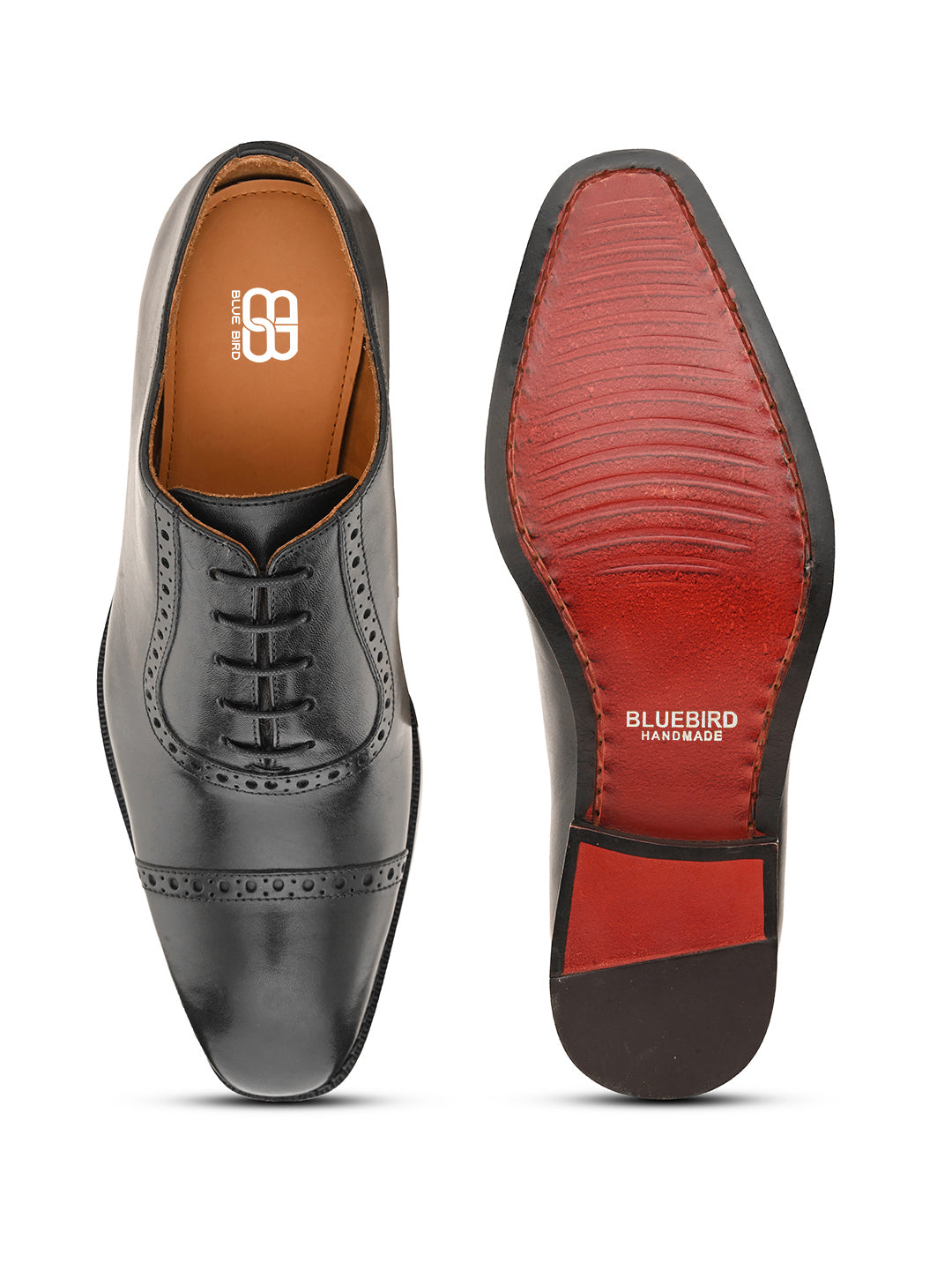Bold Black Blake-Stitched Dress Shoes for Every Occasion