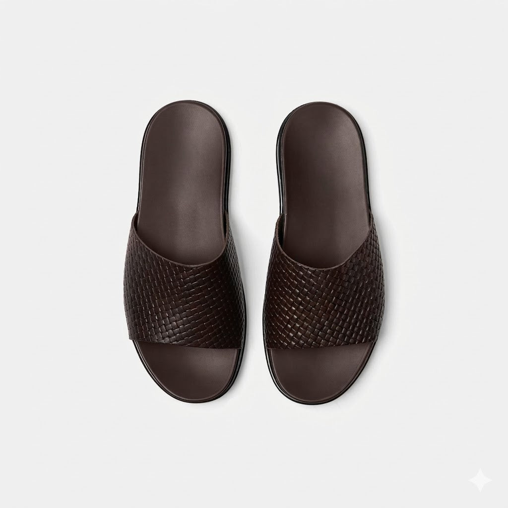 Cormac Dark Brown Slide - SL Last