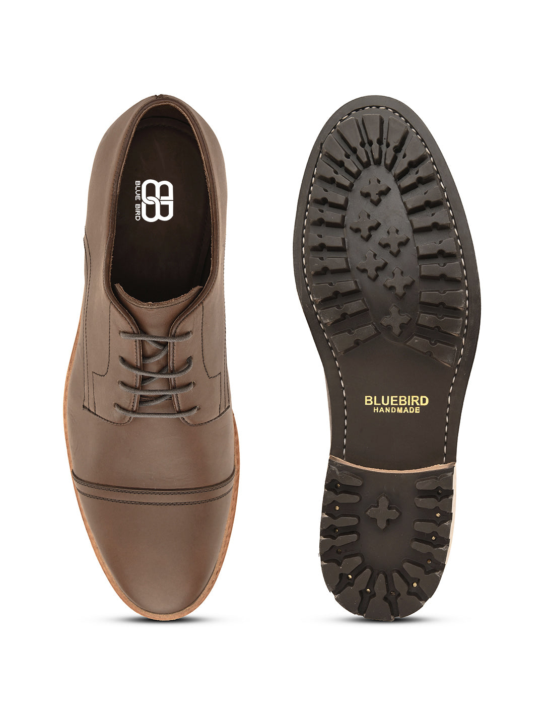 Warm Tan Brown Goodyear-Welted Oxford Shoes
