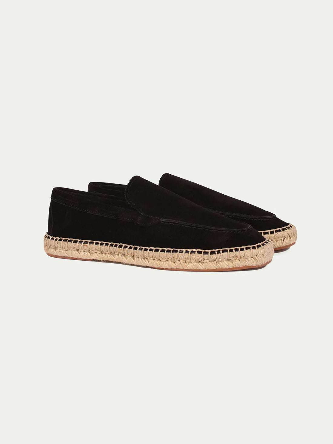 Black Suede Selene Beachside Espadrille Loafers