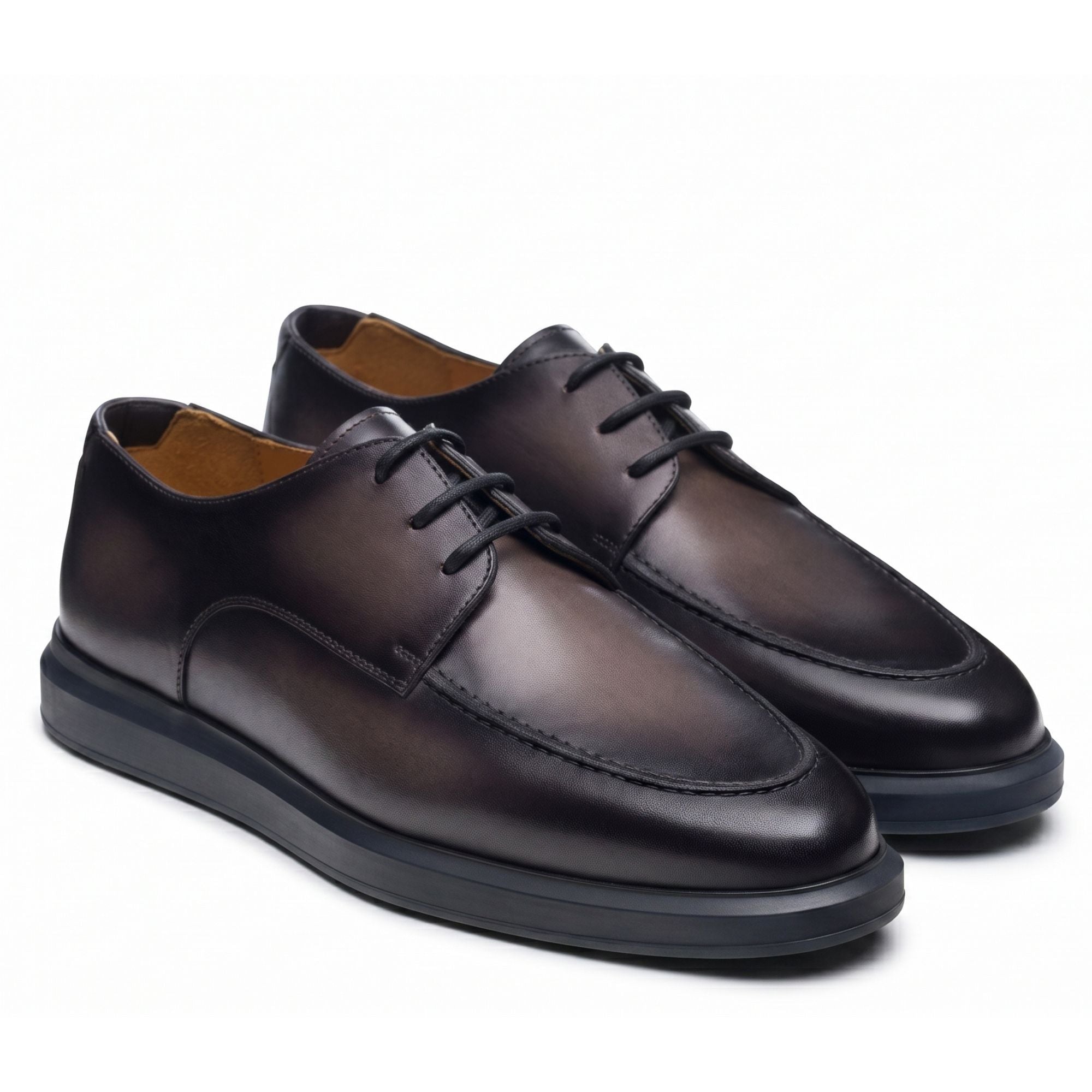 Hand-Lasted Split Toe Derby - Caruso Last