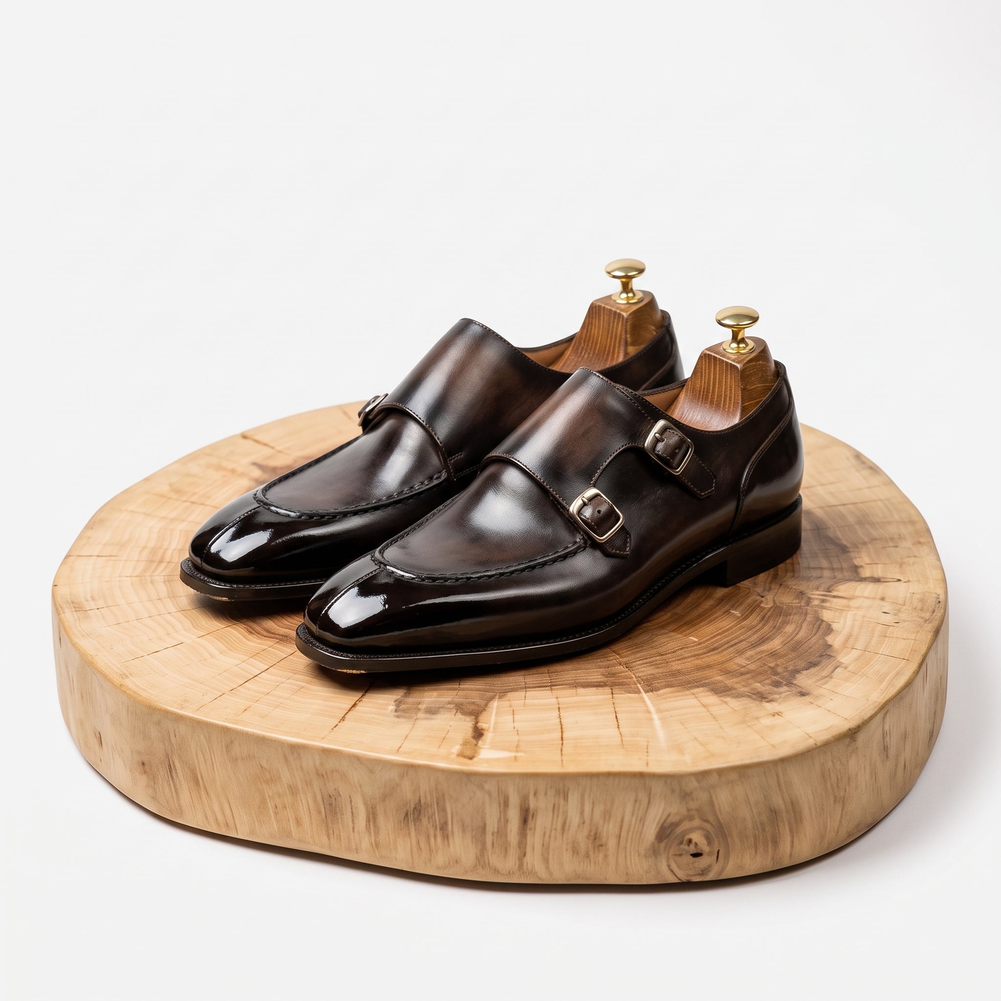 Hand-Lasted Split Toe Double Monk - Vittori Last