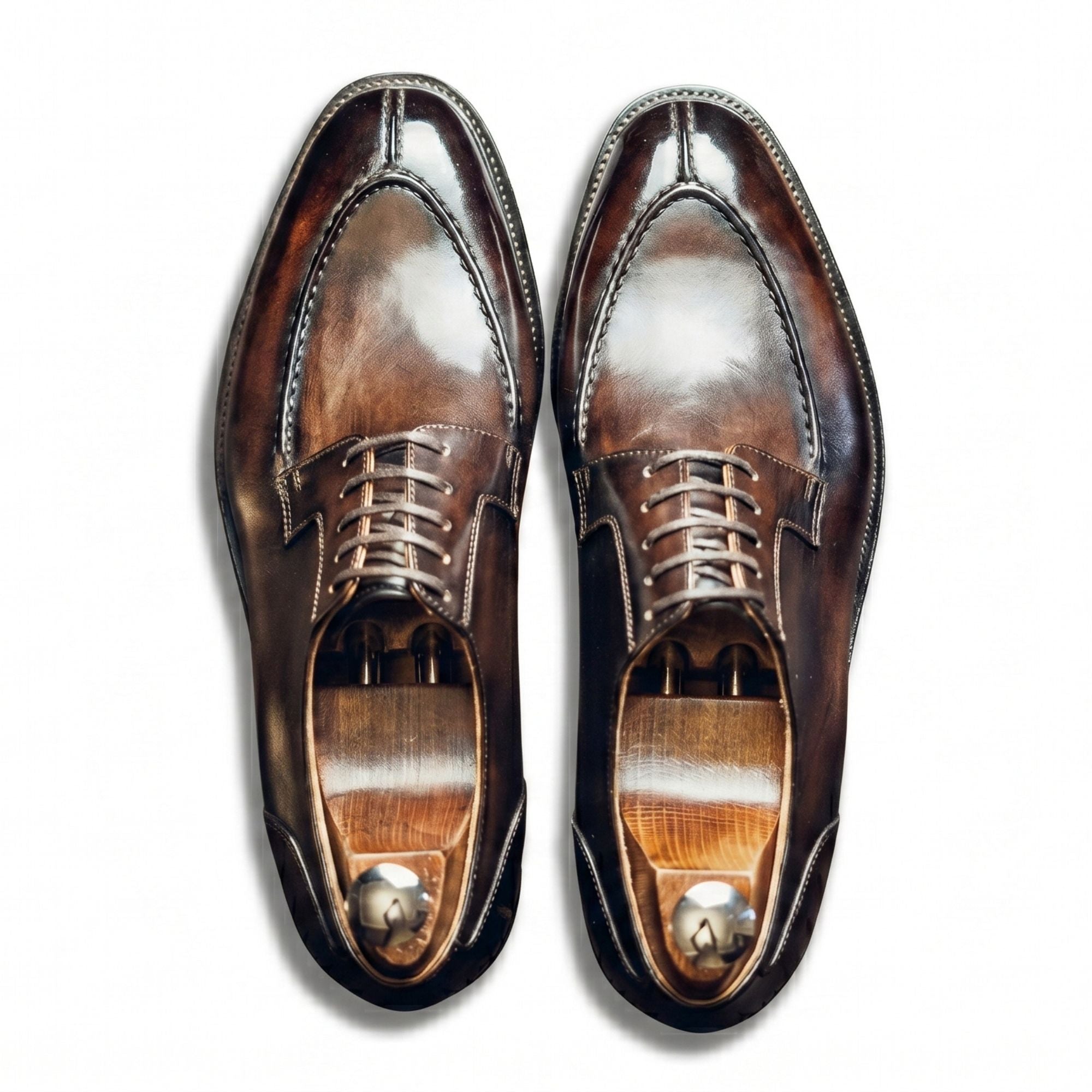 Hand-Lasted Split Tor Derby - Caruso Last