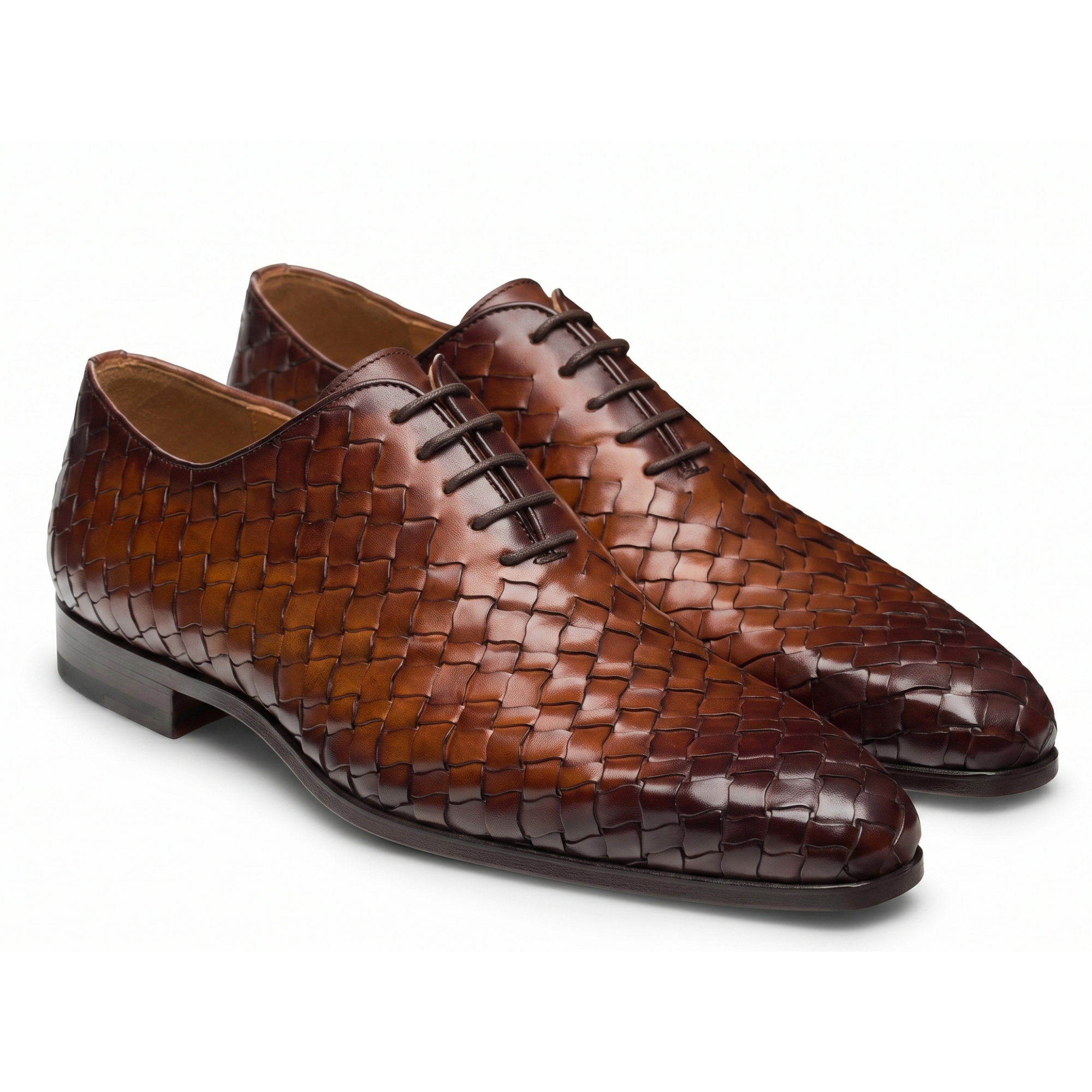 Hand-Lasted Woven Oxford - Vittori Last