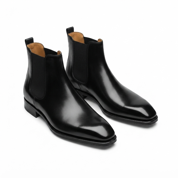 Jarred Black Chelsea Boot - Raffaele Last