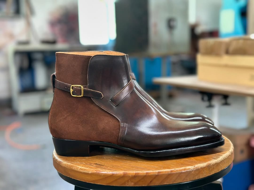 Edward Brown Patina Jodhpuri Boot - Vittori last
