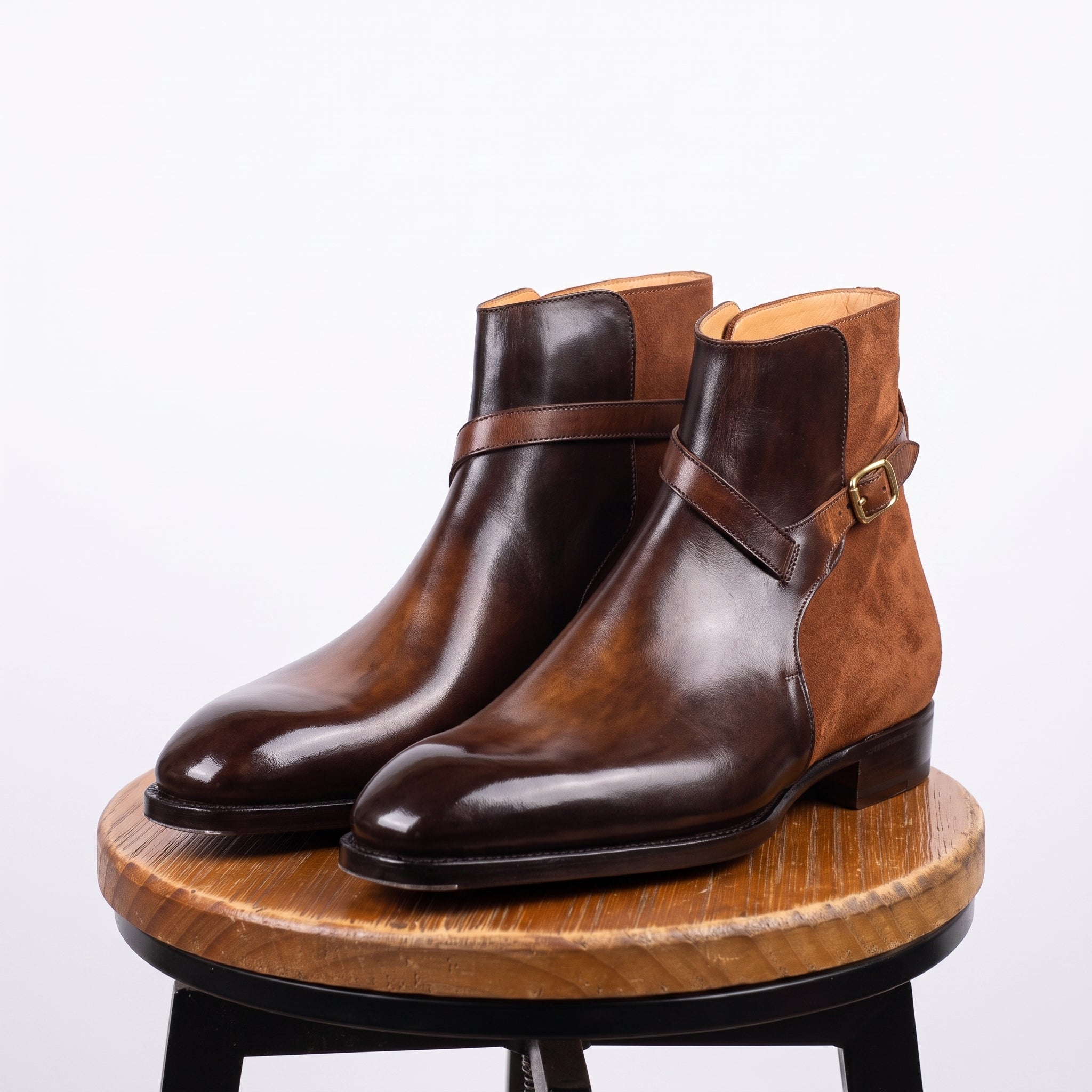 Edward Brown Patina Jodhpuri Boot - Vittori last