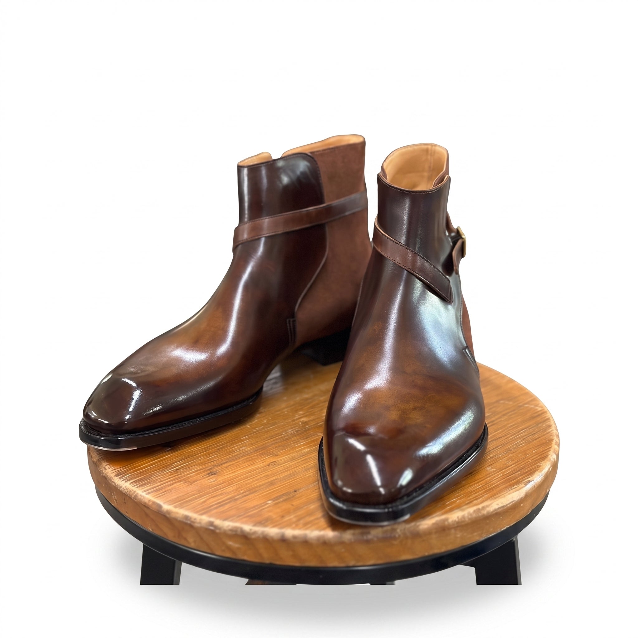 Edward Brown Patina Jodhpuri Boot - Vittori last
