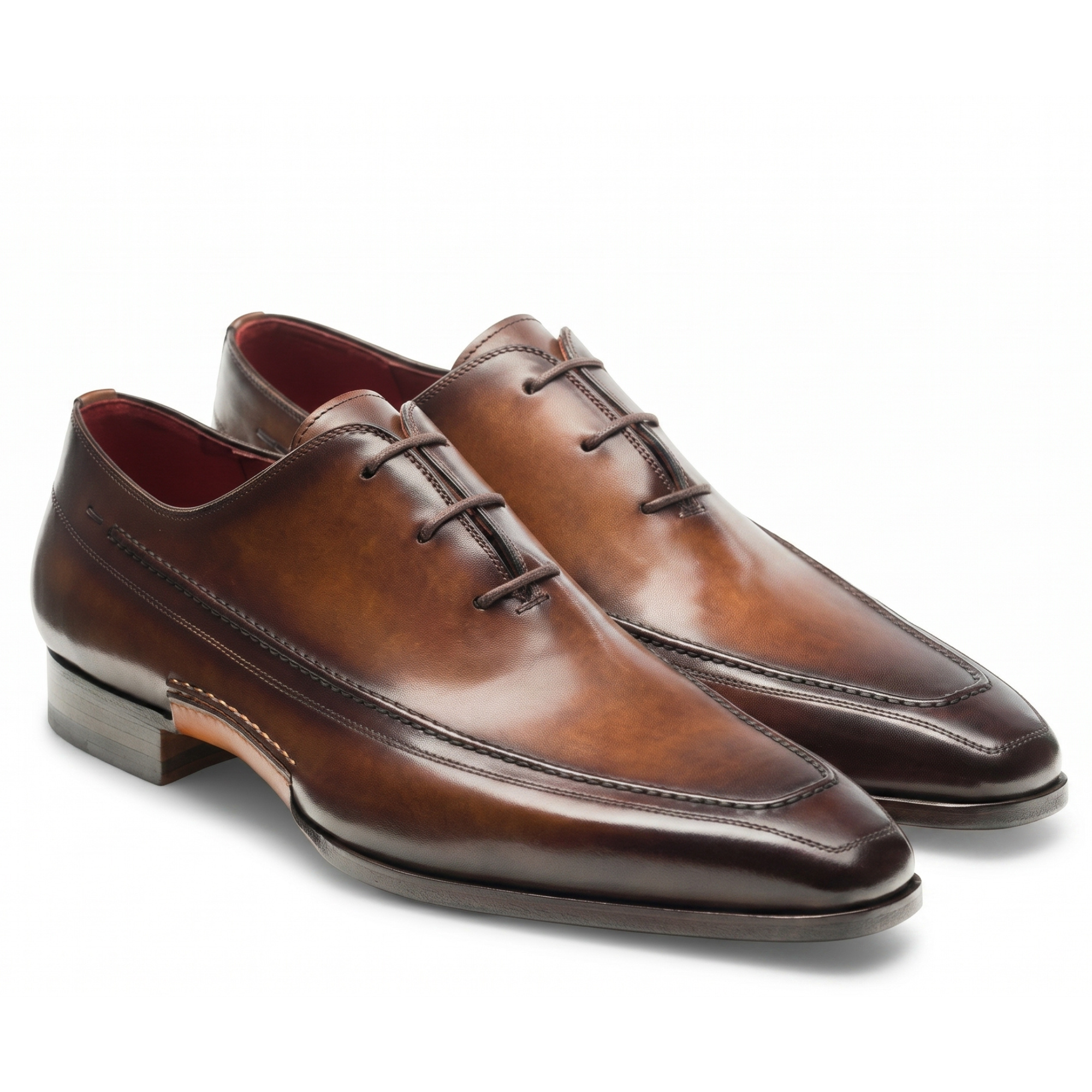 The Andreo Tabaco Hand-Lasted Opanka Wholecut Oxford - Vittori Last