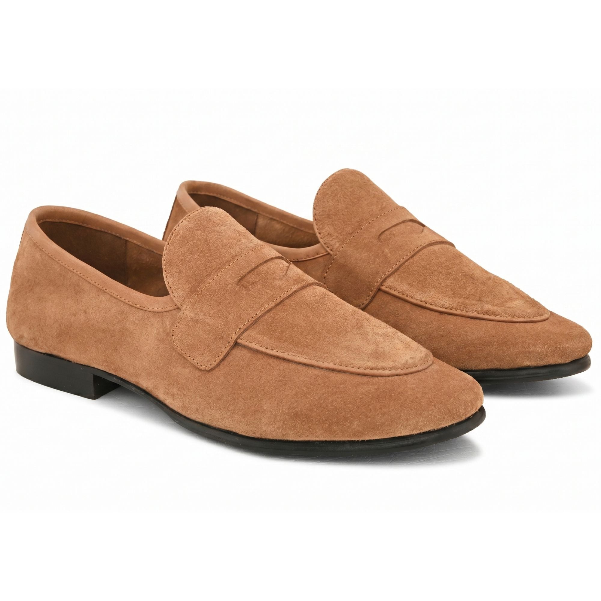 The Aurelius Hand-Lasted Calf Penny Loafer - Vittori Last