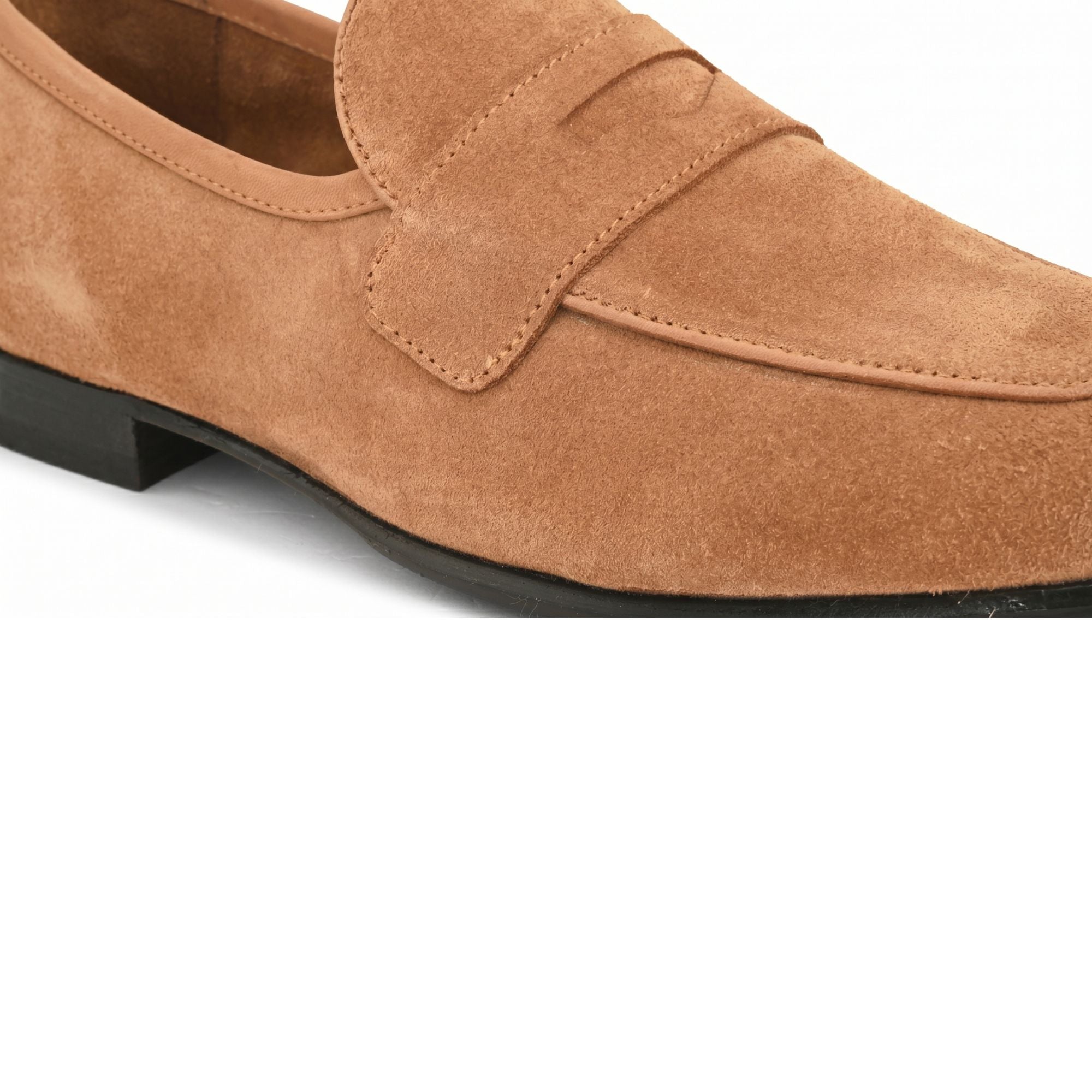 The Aurelius Hand-Lasted Calf Penny Loafer - Vittori Last