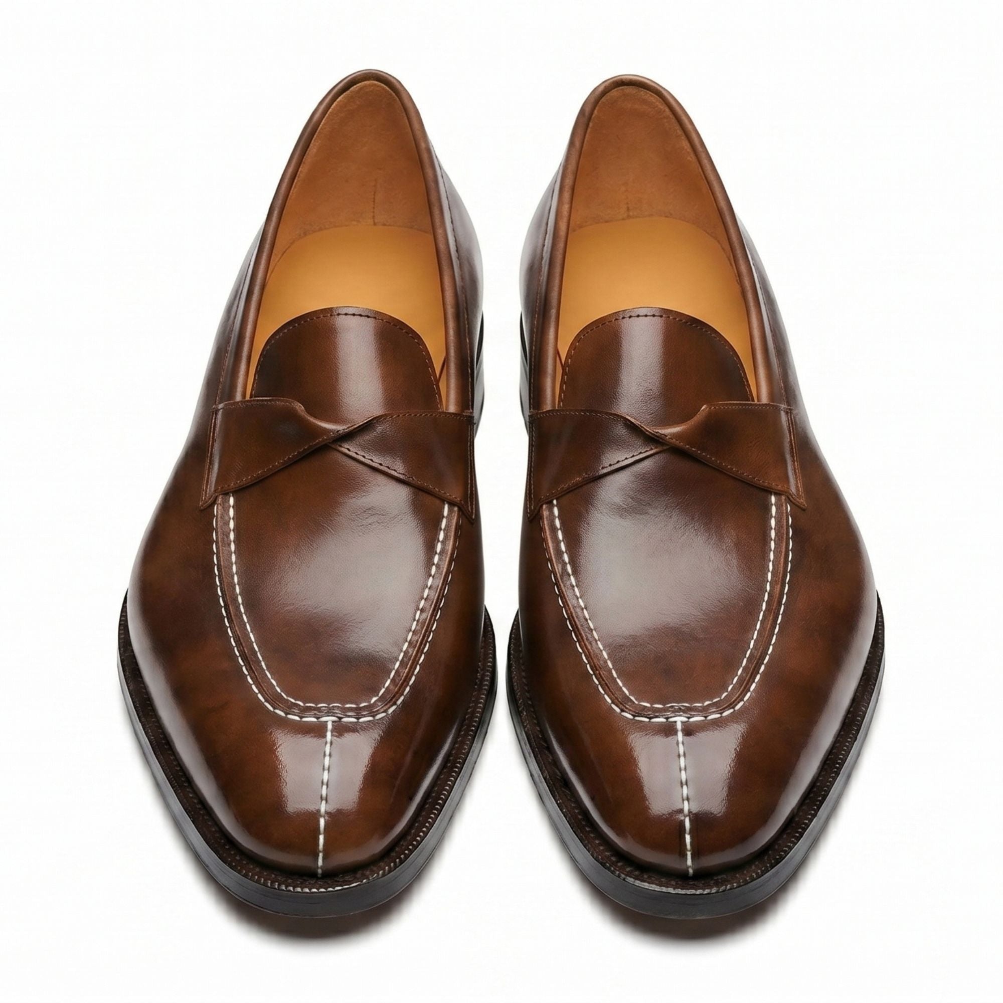 The Cassian Hand-Lasted Twisted Saddle Loafer - Bastion Last