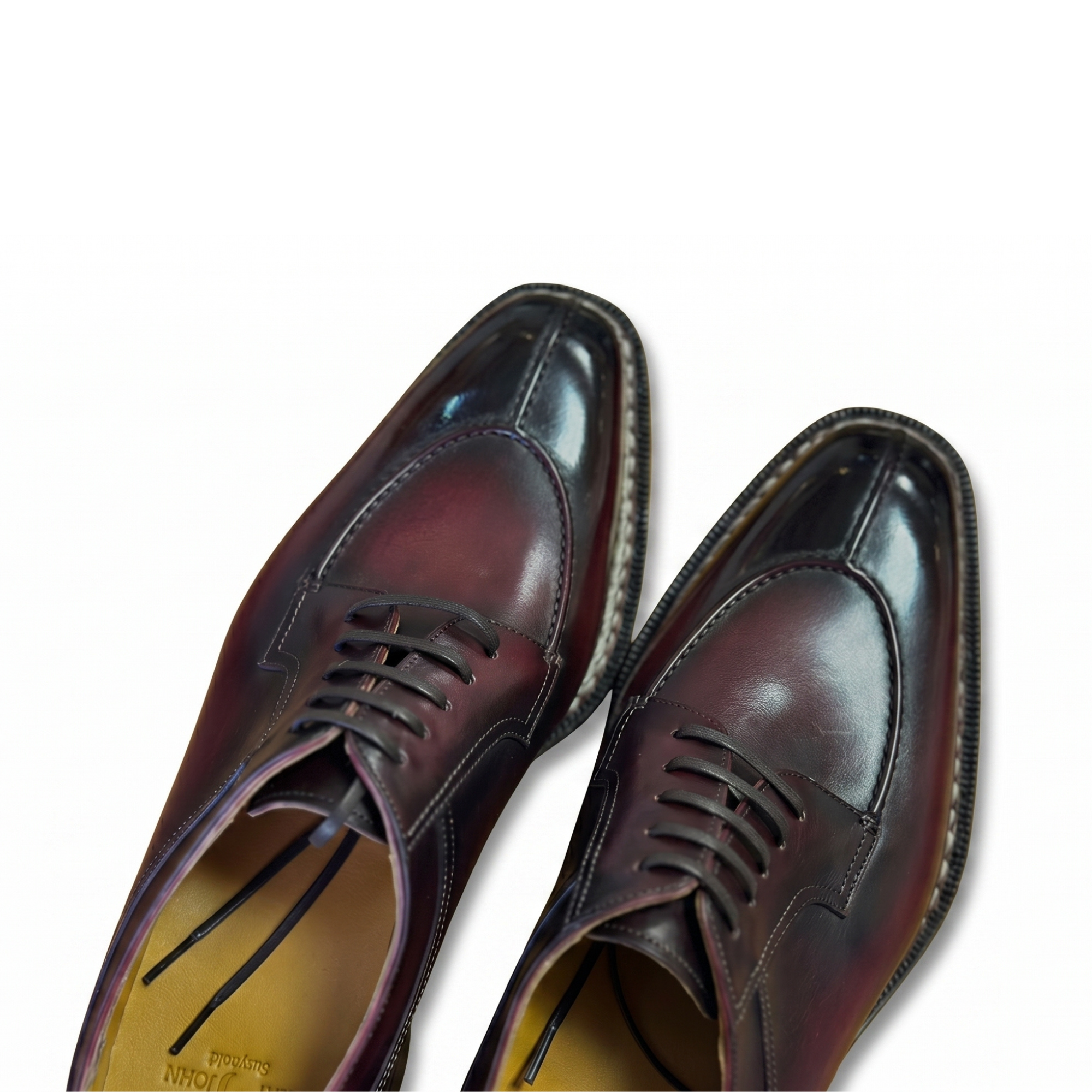 The Hadrian braided Patina Split-Toe Derby - Vittorio Last