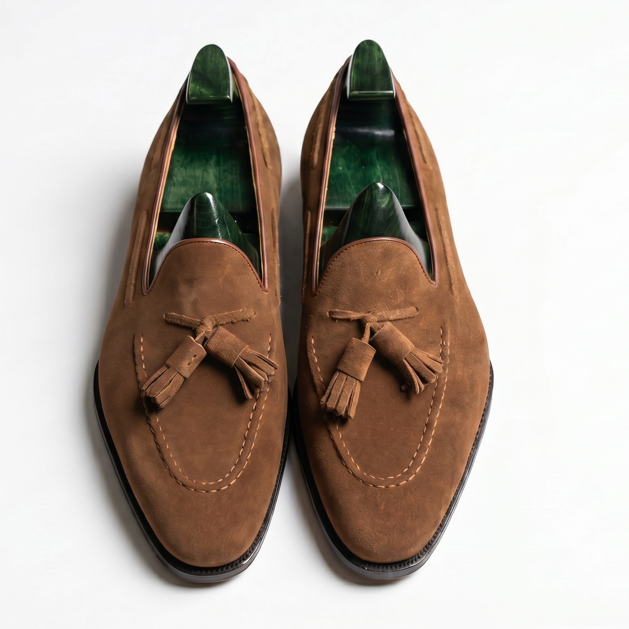 The Hand-Lasted Suede Tassel Loafer - Sergio Last