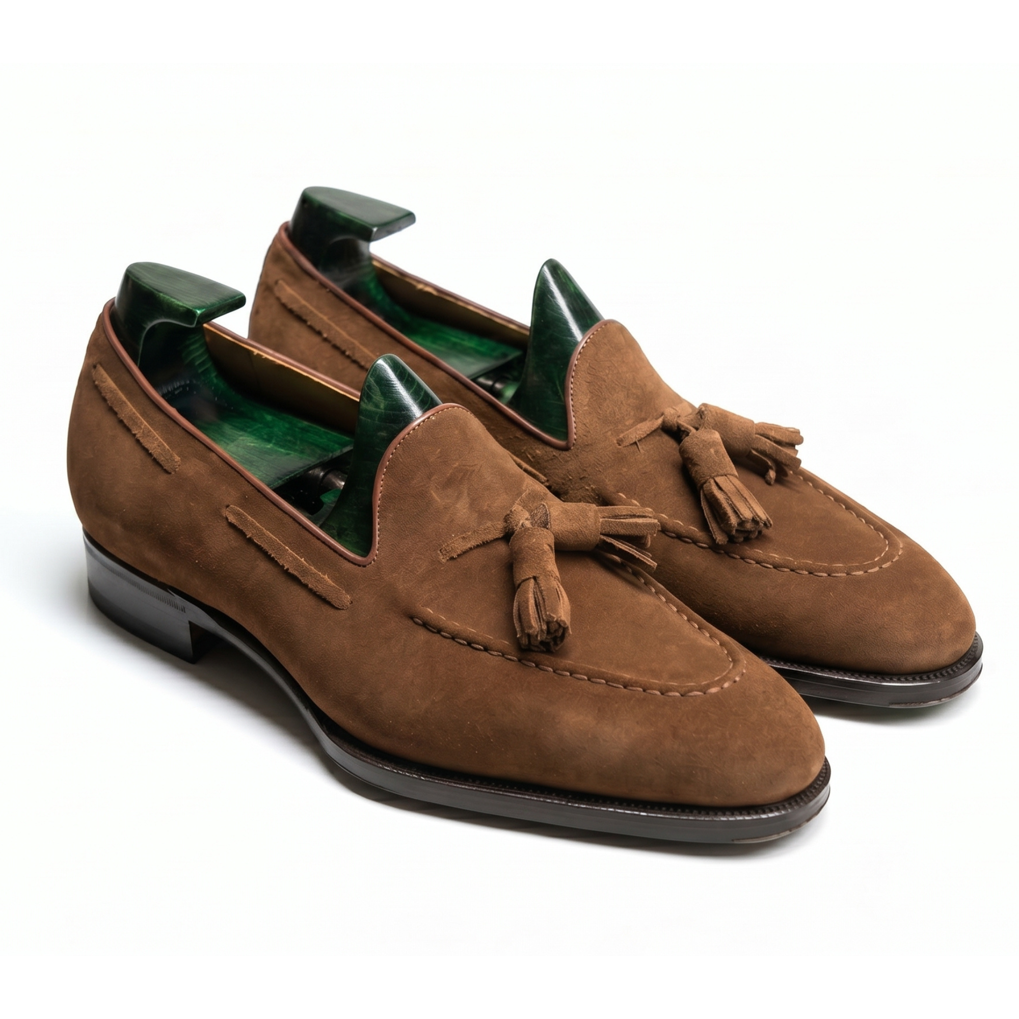 The Hand-Lasted Suede Tassel Loafer - Sergio Last