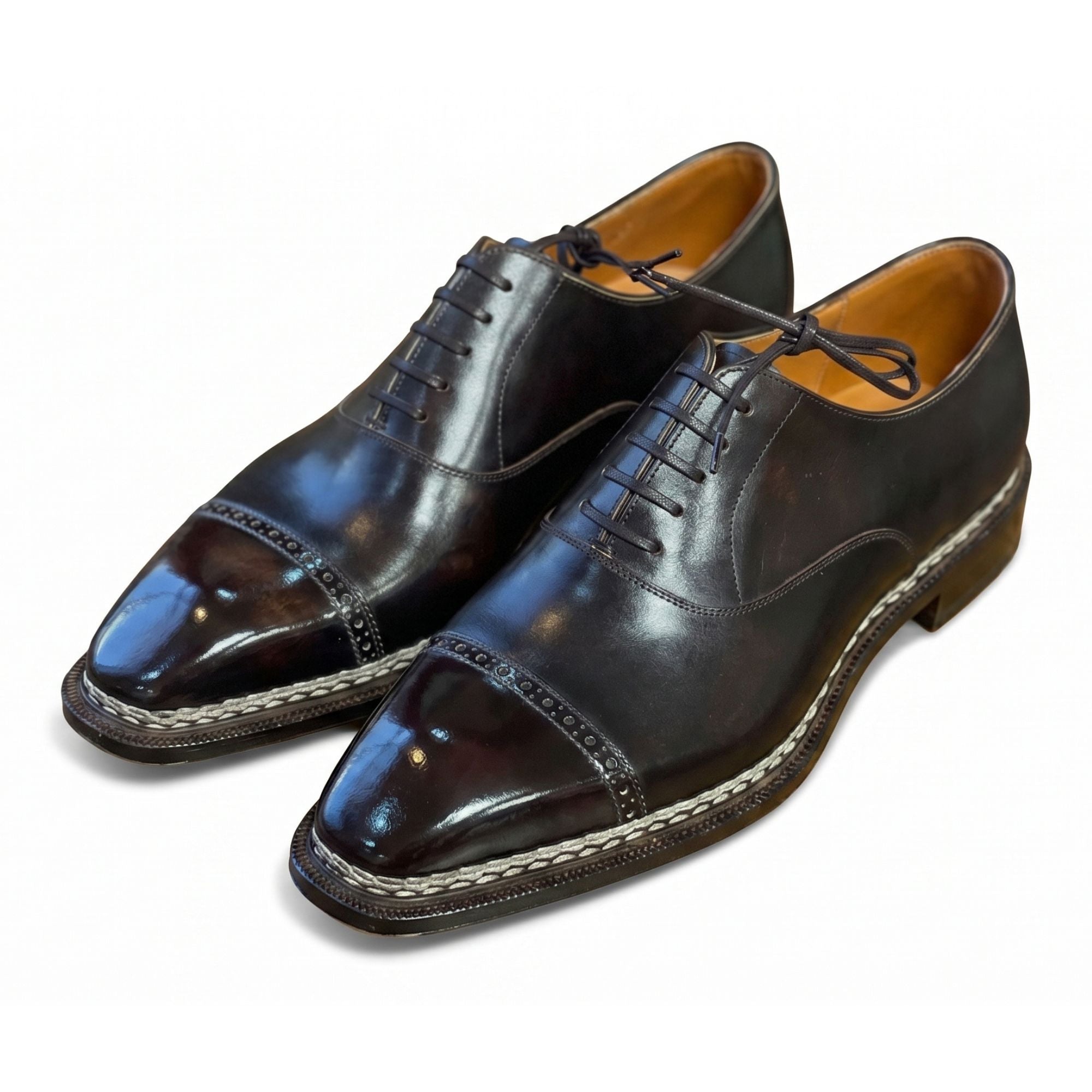 The Luciano braided Cap-Toe Oxford- Vittorio Last