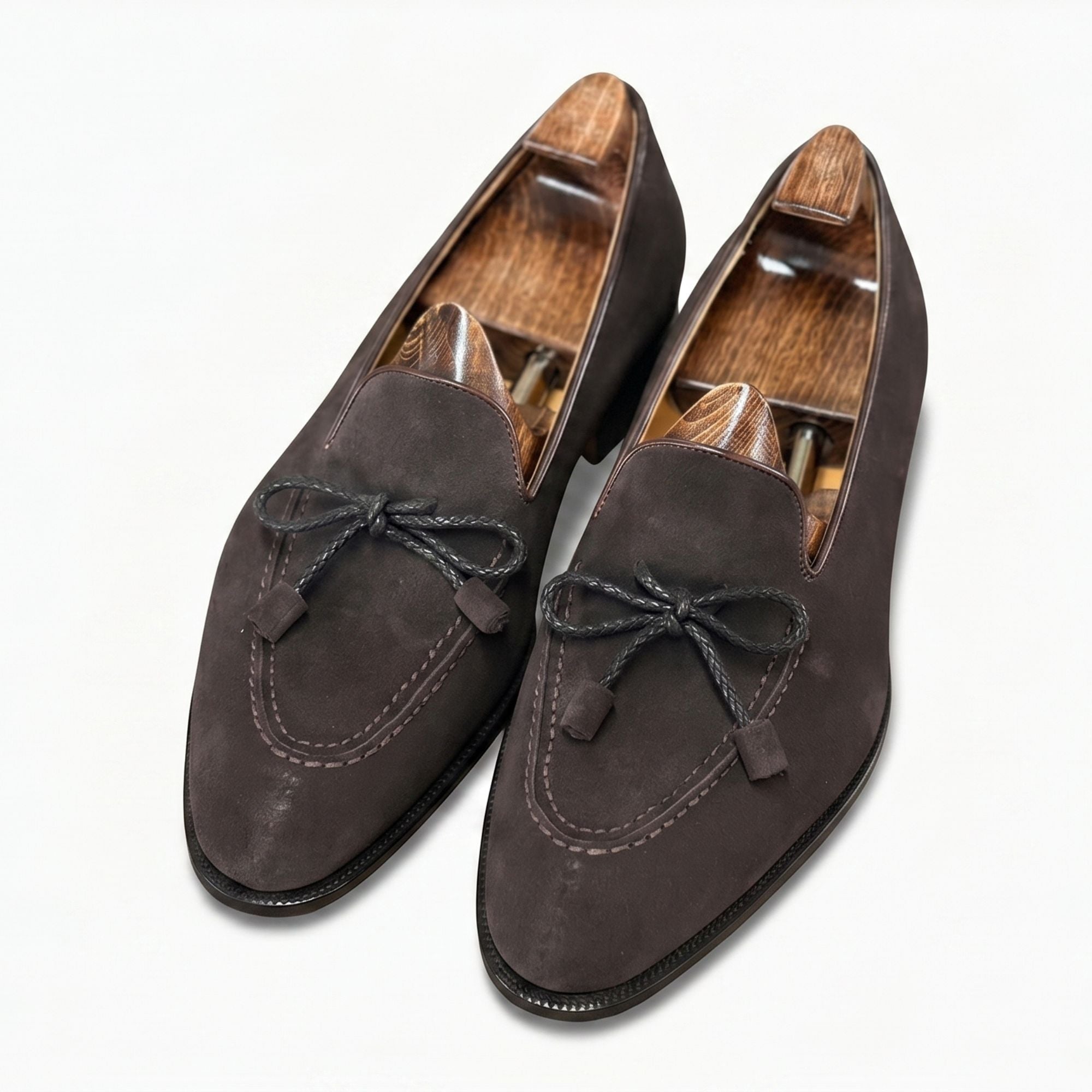 The Silvio Hand-Lasted Bow Loafer - Bastion Last