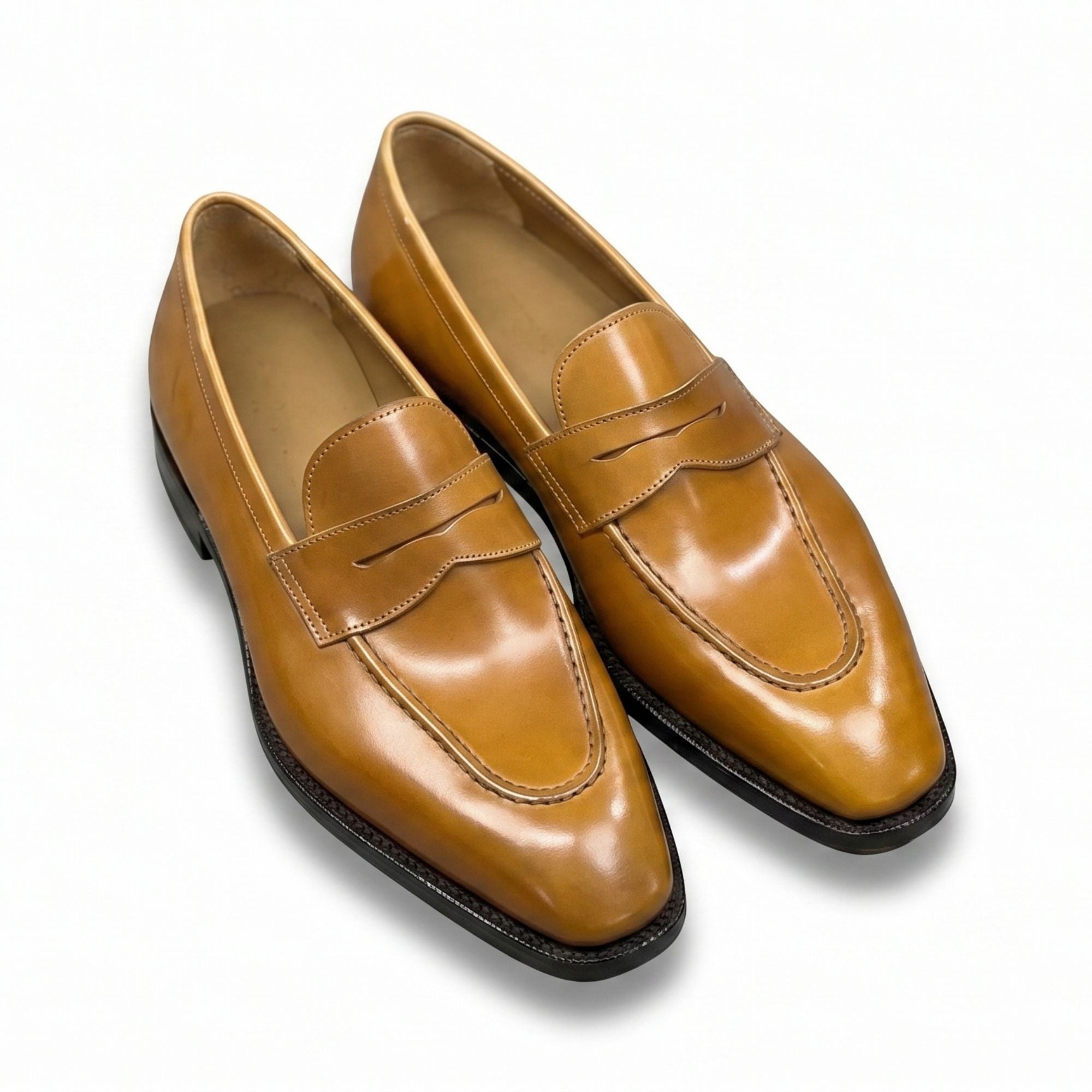 The Whiskey Hand-Lasted Penny Loafer - Vittori Last