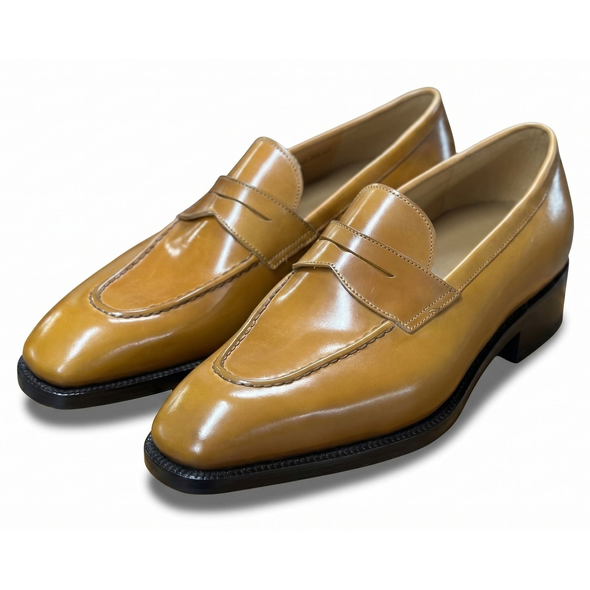 The Whiskey Hand-Lasted Penny Loafer - Vittori Last