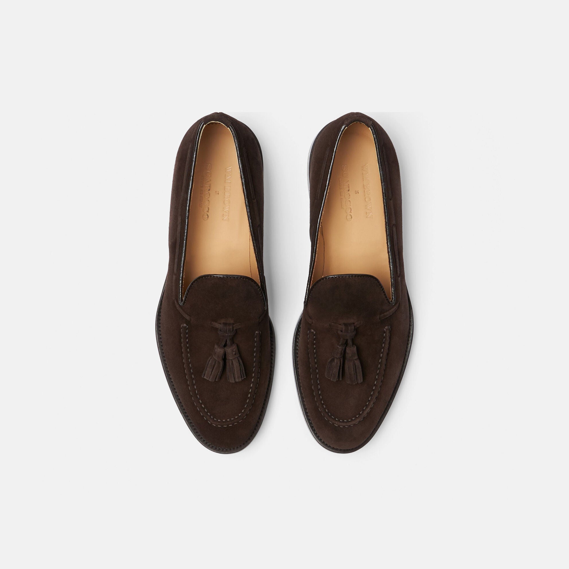 Alberto Brown Tassel Loafer - Caruso Last