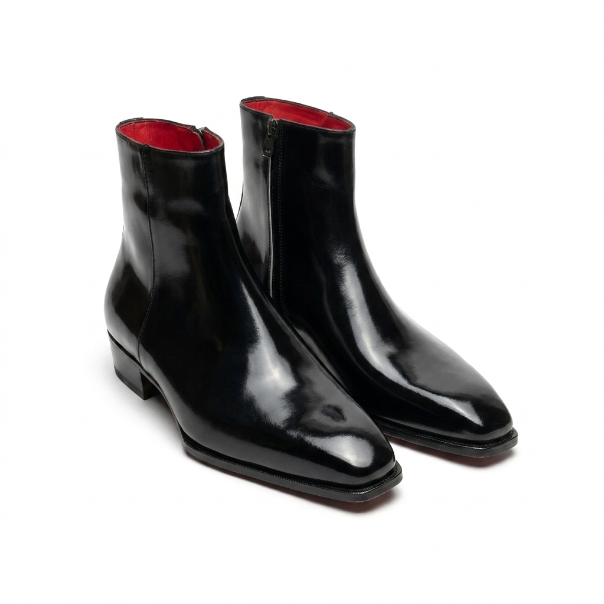 Trae Black Zipper Boot - Vittori Last